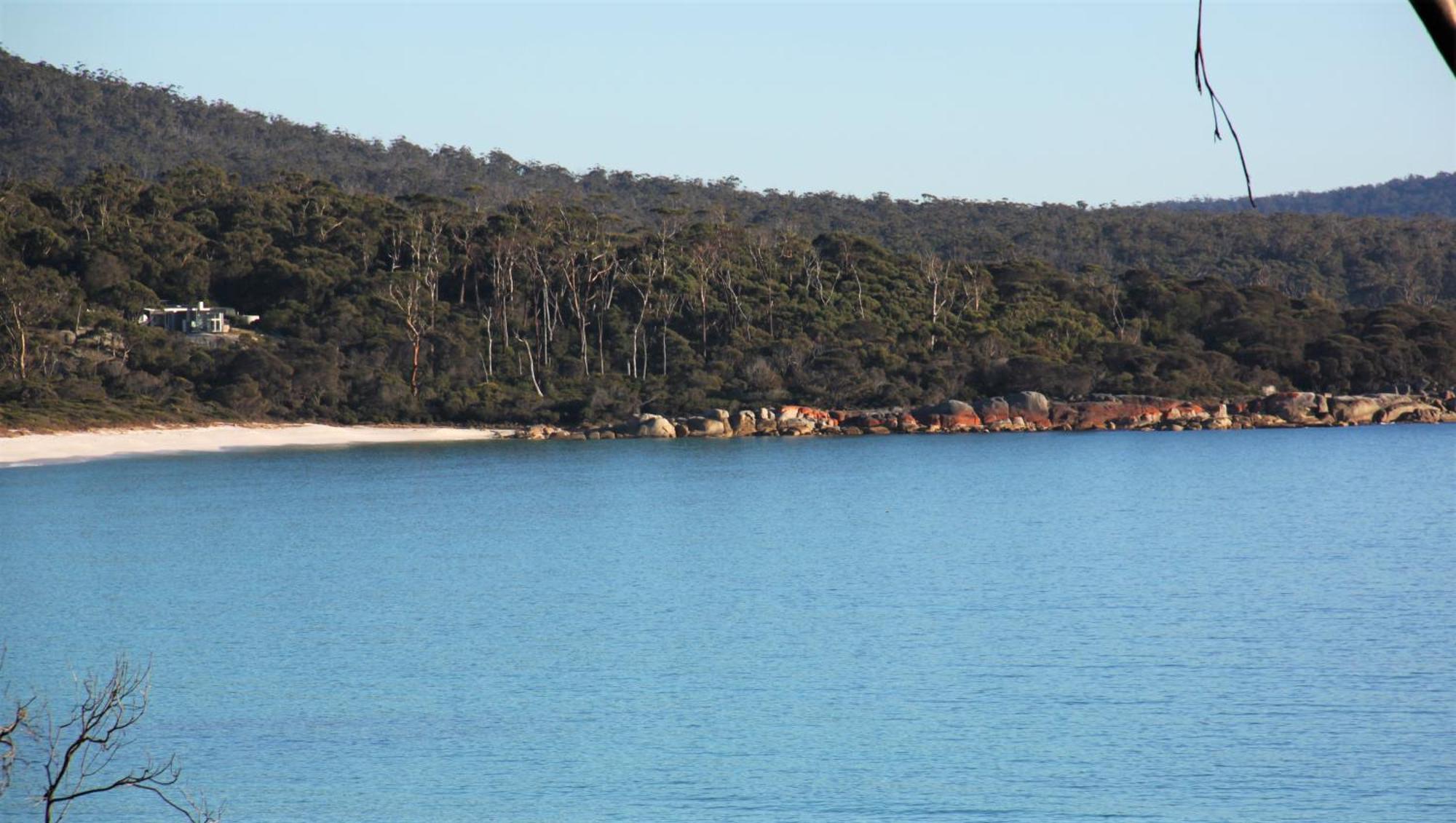 Kingfisher Cottage Beachfront At The Binalong Bay Exterior foto
